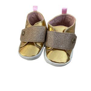 NWOT gold Jessica Simpson crib shoes